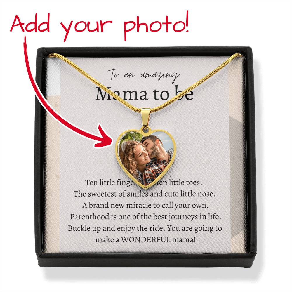 First Time Mom / New Mom Jewelry/ Gift for first Mother's day (Photo Upload)