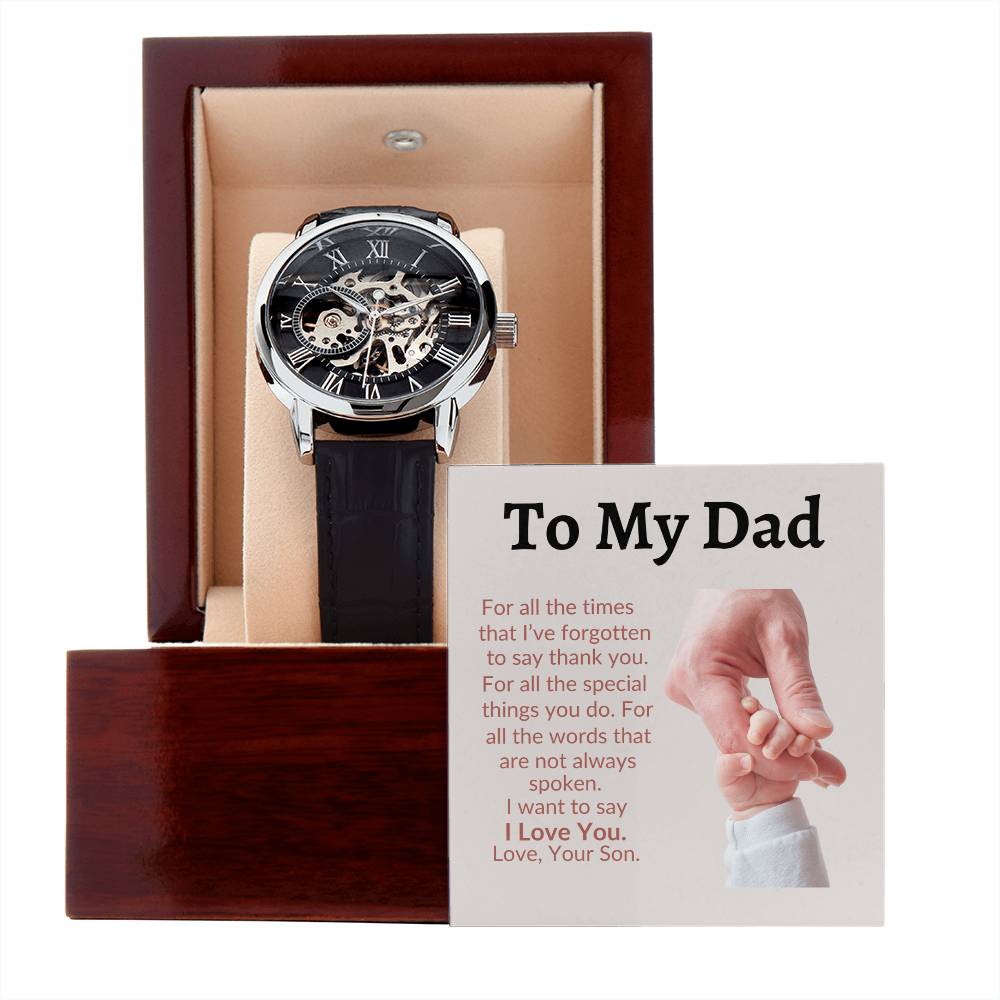 To My Dad Gift Watch | For All The Special Things You Do | Father's Day Gift