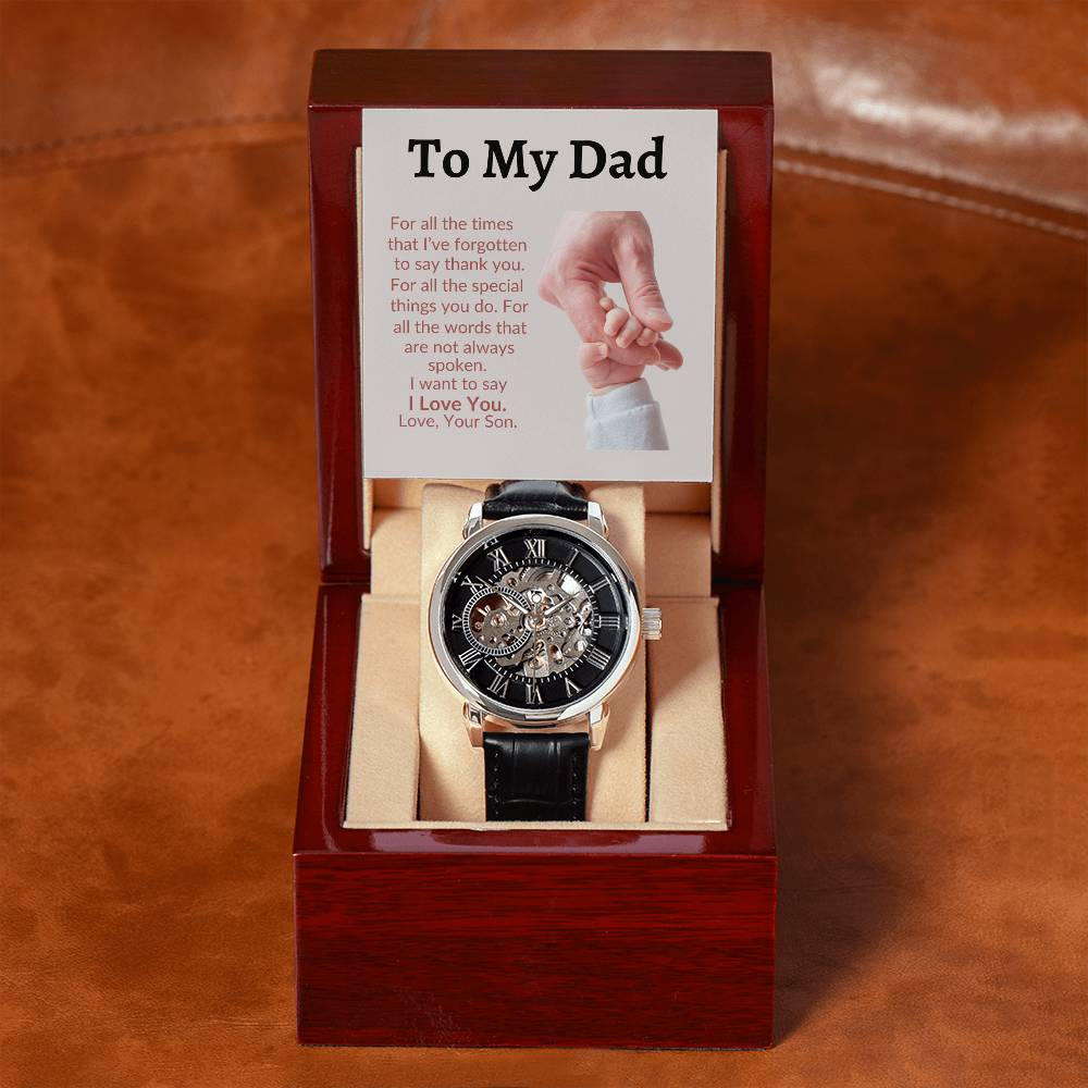 To My Dad Gift Watch | For All The Special Things You Do | Father's Day Gift