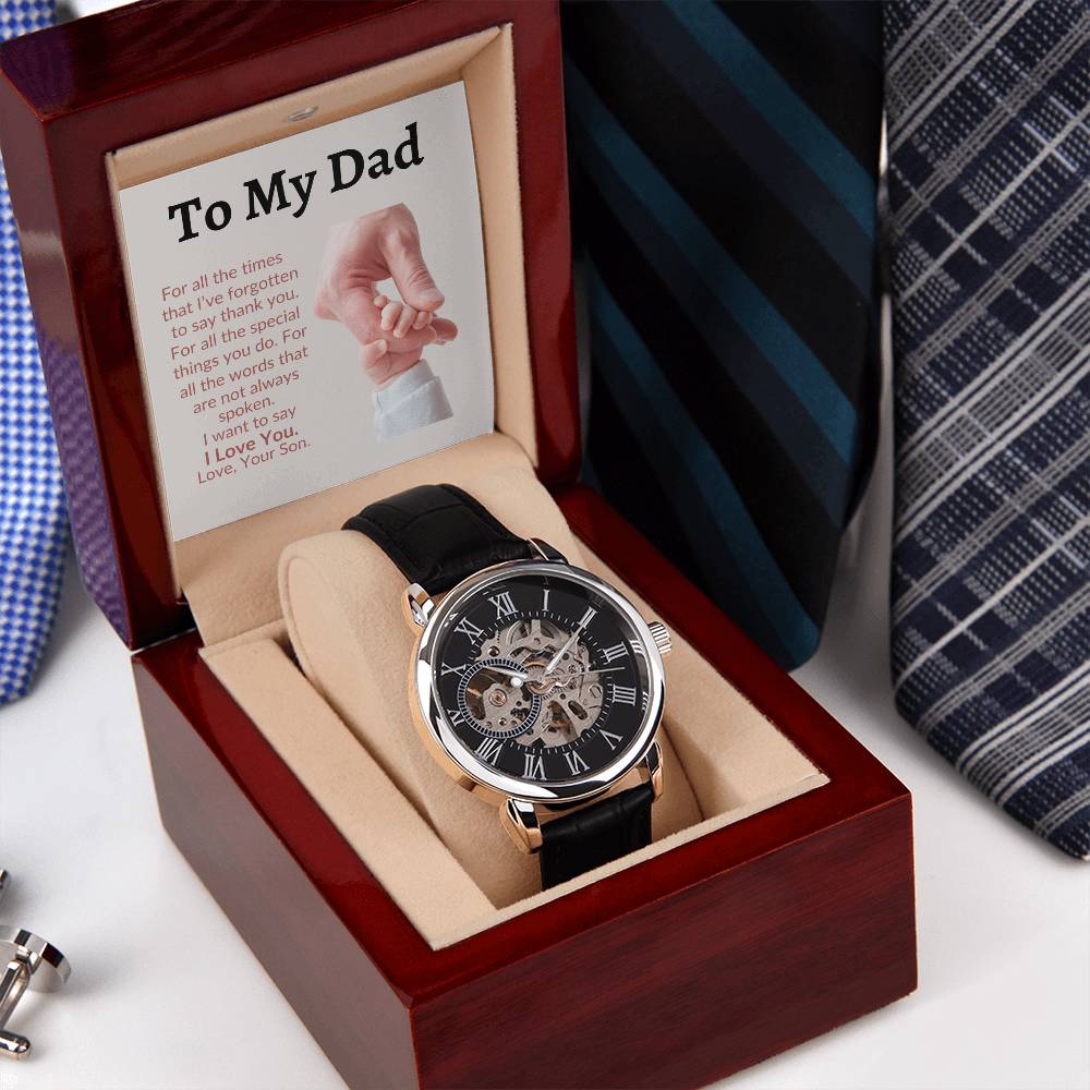 To My Dad Gift Watch | For All The Special Things You Do | Father's Day Gift