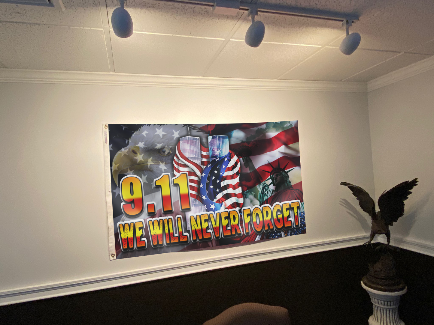 Liberty- 9.11- We Will Never Forget Flag