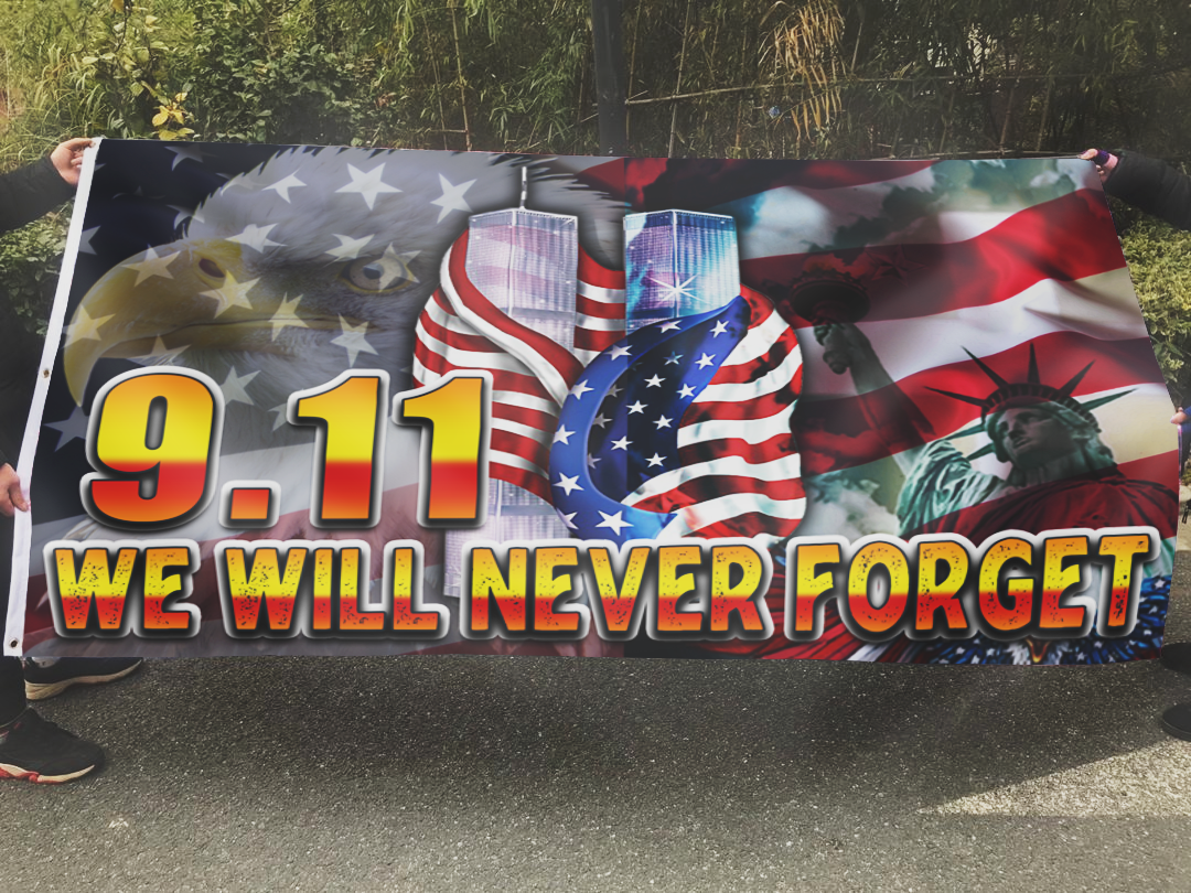 Liberty- 9.11- We Will Never Forget Flag