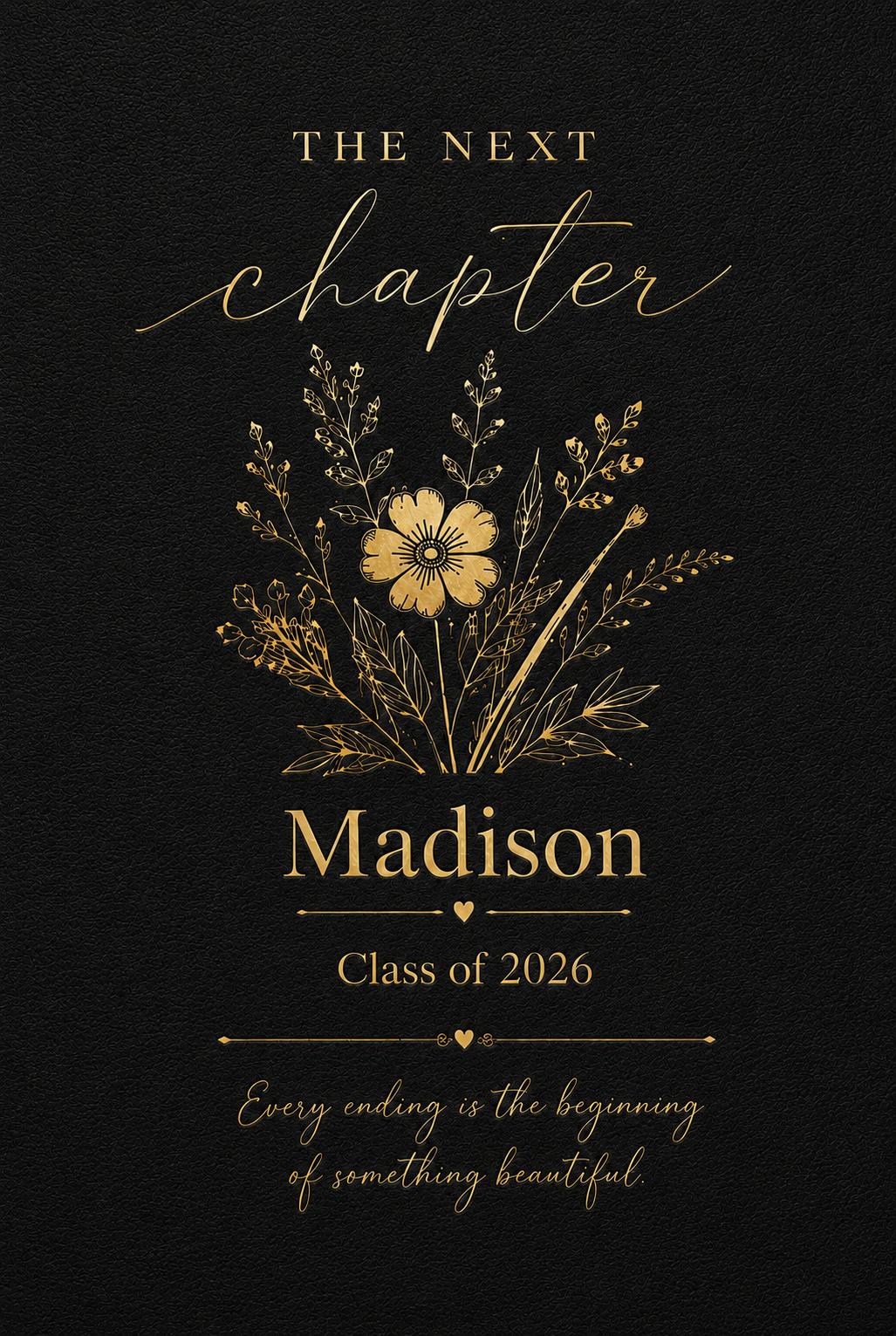 Personalized Class of 2026 Graduation Journal | Custom Name Next Chapter Notebook | Graduation Keepsake Gift for Her or Him