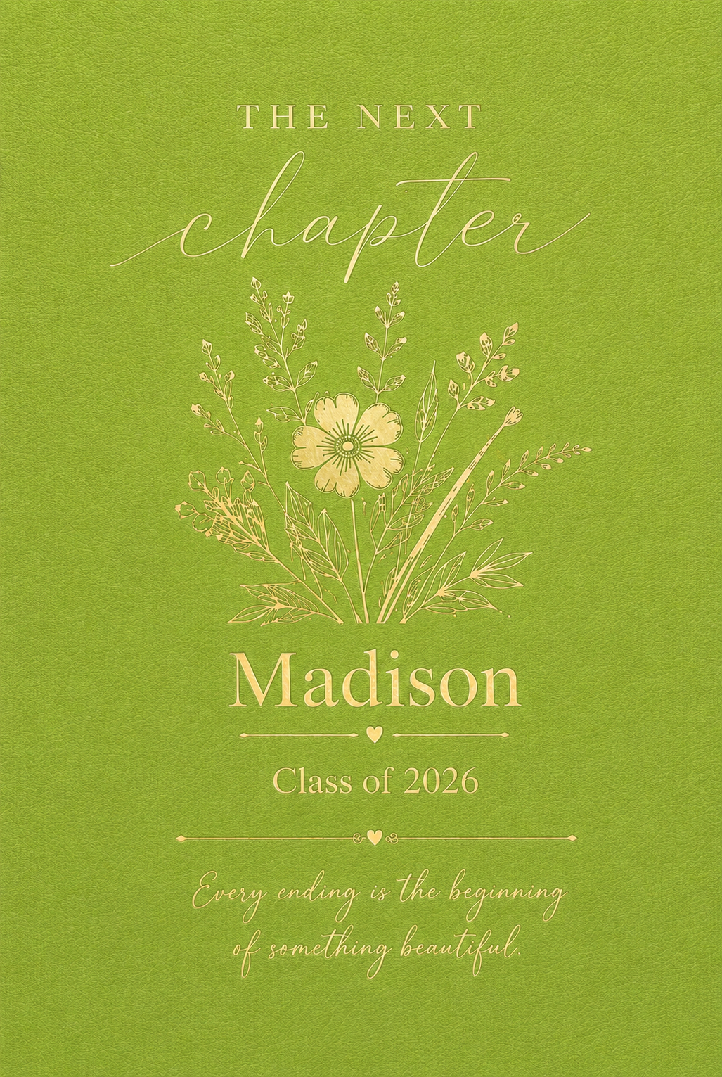 Personalized Class of 2026 Graduation Journal | Custom Name Next Chapter Notebook | Graduation Keepsake Gift for Her or Him