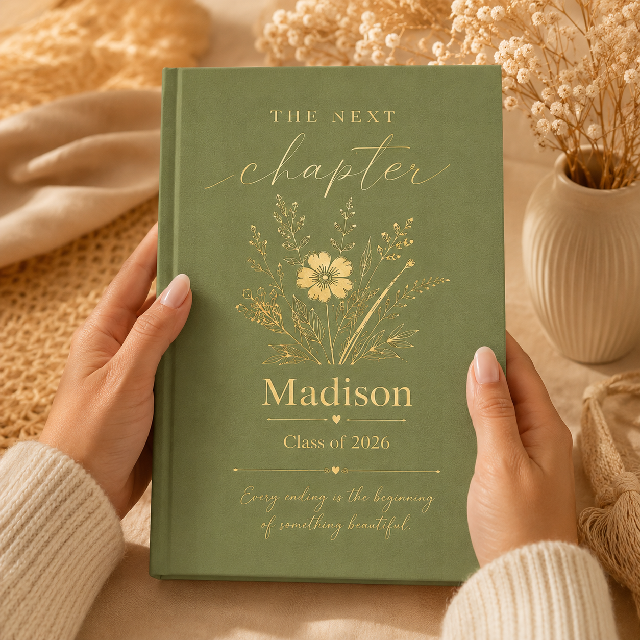Personalized Class of 2026 Graduation Journal | Custom Name Next Chapter Notebook | Graduation Keepsake Gift for Her or Him