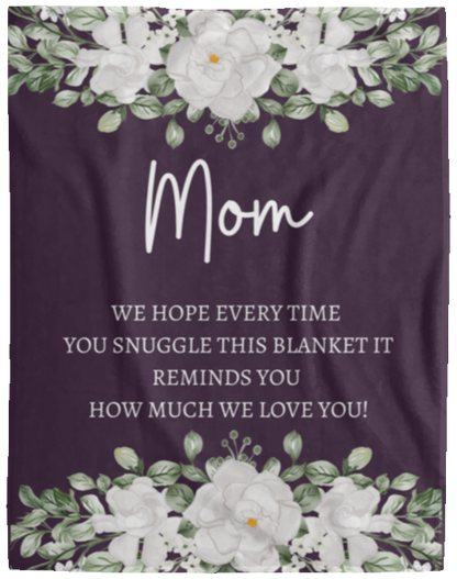 MOM FLOWER BLANKET/ MOTHERS DAY GIFT