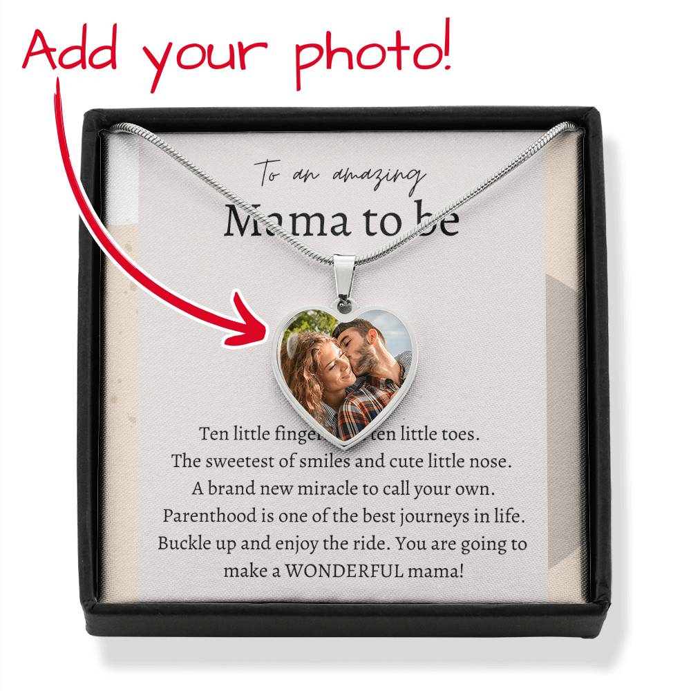 First Time Mom / New Mom Jewelry/ Gift for first Mother's day (Photo Upload)