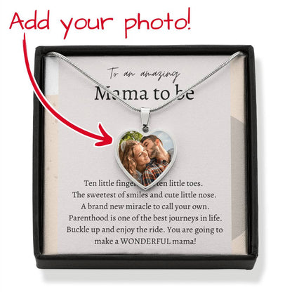 First Time Mom / New Mom Jewelry/ Gift for first Mother's day (Photo Upload)