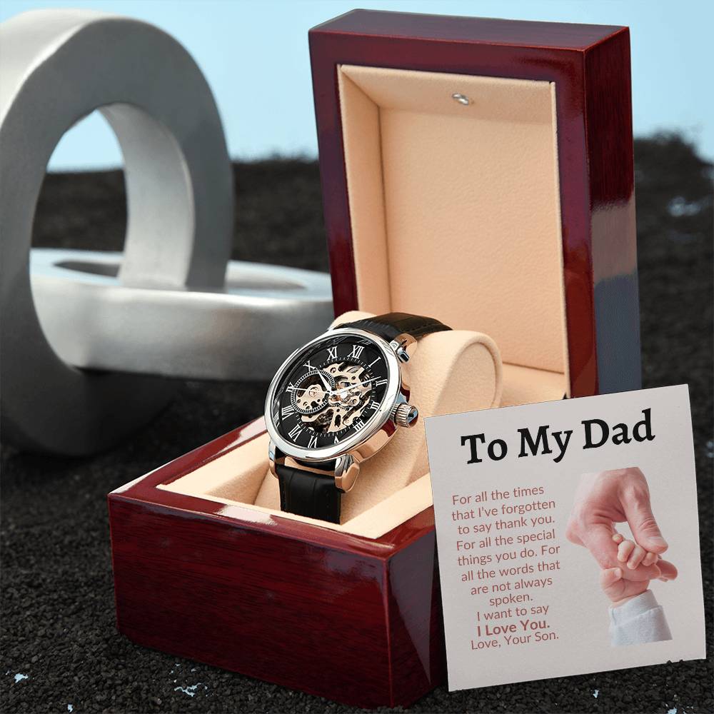 To My Dad Gift Watch | For All The Special Things You Do | Father's Day Gift