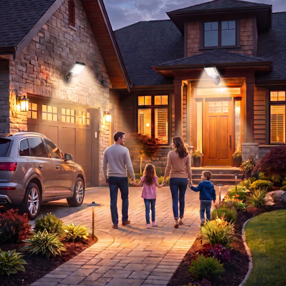 SolarGuard™ Motion-Activated Outdoor Security Lights