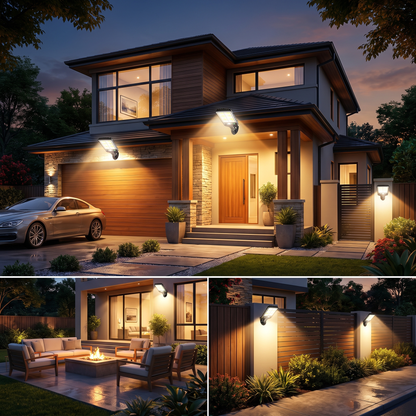 SolarGuard™ Motion-Activated Outdoor Security Lights