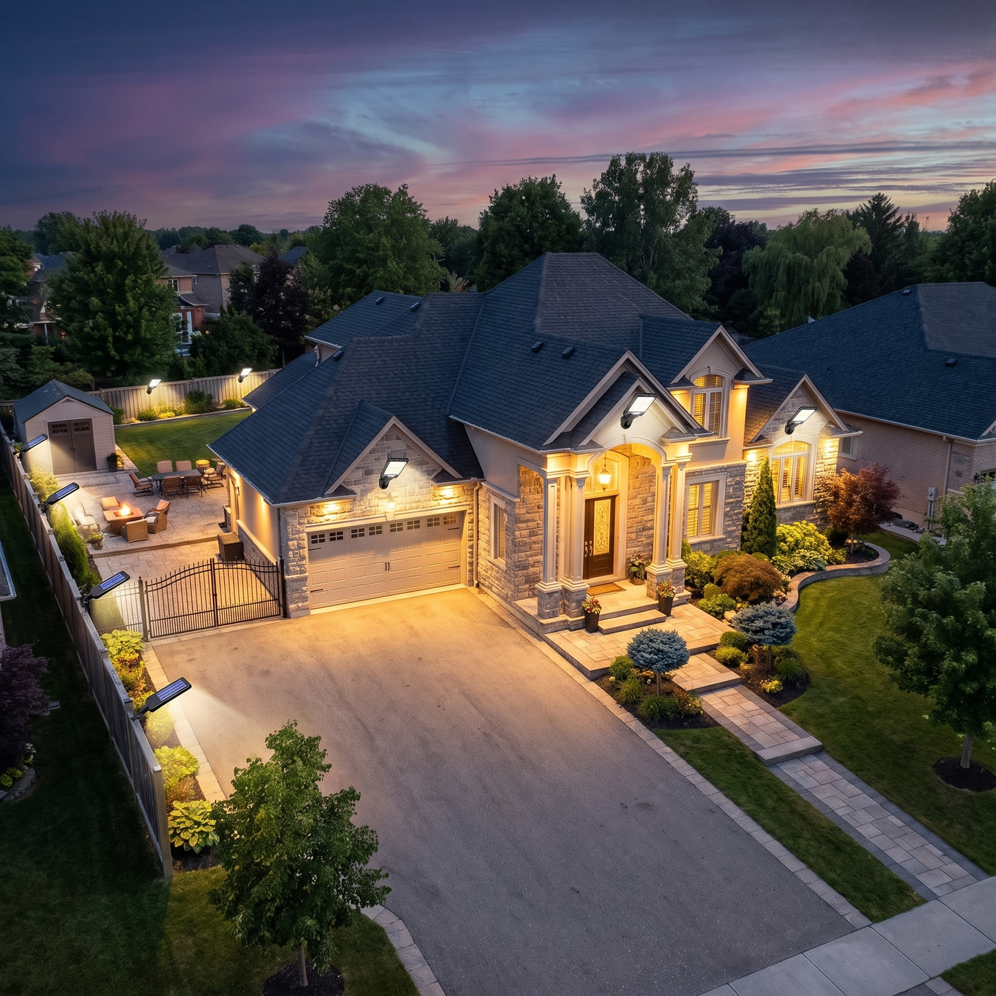 SolarGuard™ Motion-Activated Outdoor Security Lights