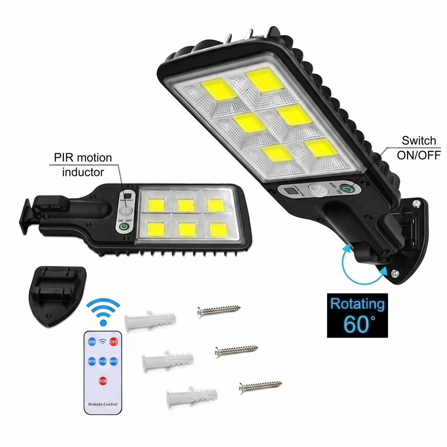 SolarGuard™ Motion-Activated Outdoor Security Lights